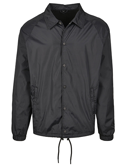 Build Your Brand Coach Jacket Black 5XL