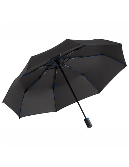 Taschenschirm FARE®-AOC-Mini Style Black / Navy Blue Ø 97 cm