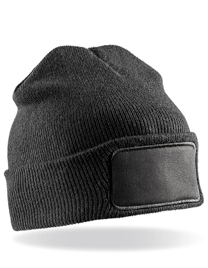 Double Knit Thinsulate™ Printers Beanie Black One Size
