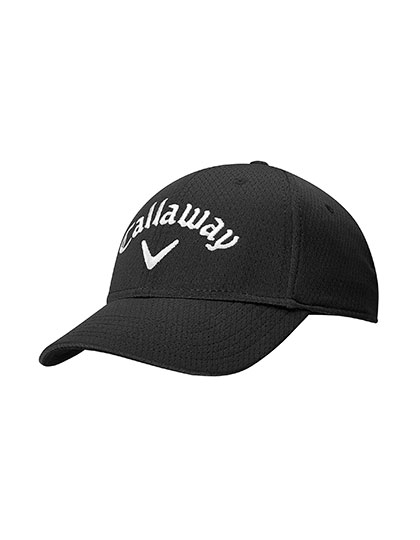 Ladies Side Crested Cap Caviar One Size