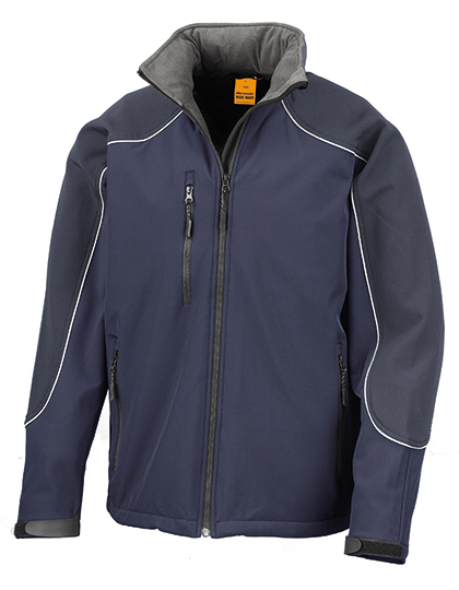 Hooded Soft Shell Jacket Navy / Navy 3XL