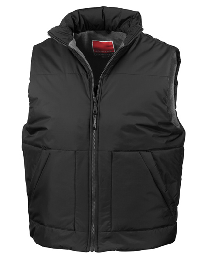 Fleeced Lined Bodywarmer Black XXL