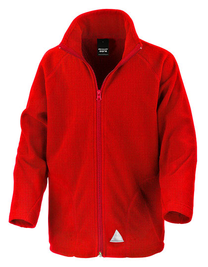 Junior Microfleece Jacket Red M (8-10)