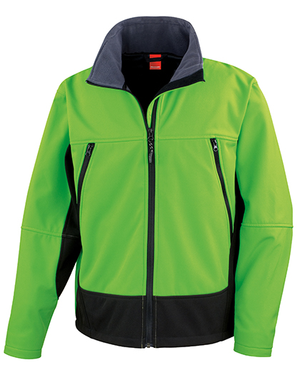 Activity Softshell Jacket Vivid Green / Black XXL