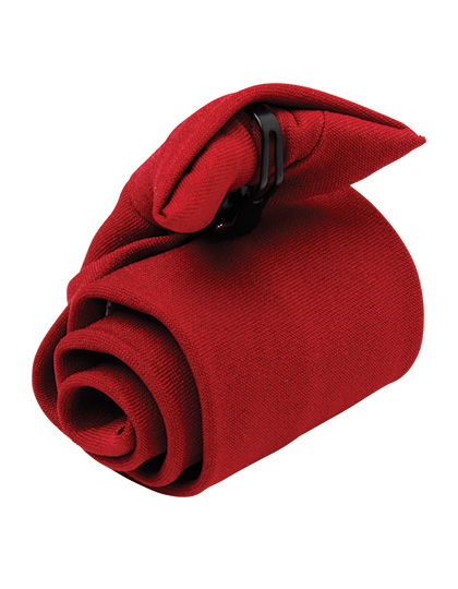 Clip-on Tie Burgundy (ca. Pantone 216C) One Size