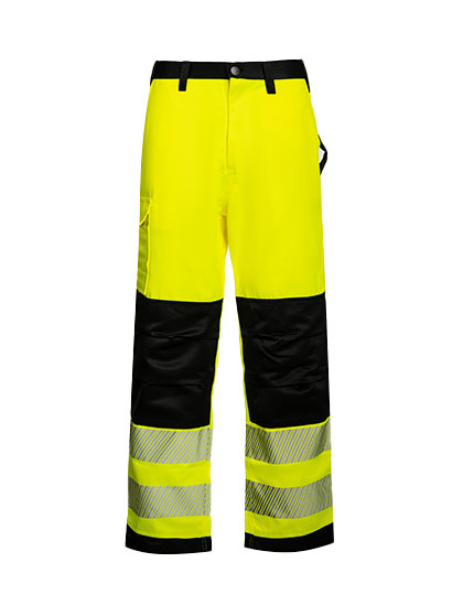 EOS Hi-Vis Workwear Trousers With Printing Areas Signal Yellow 114