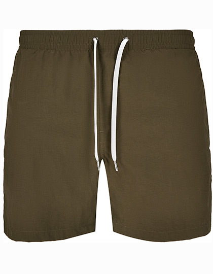 Build Your Brand Swim Shorts Olive 5XL