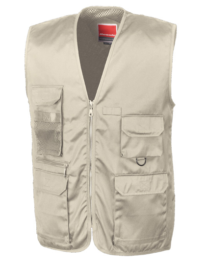 Safari Waistcoat Camel XXL